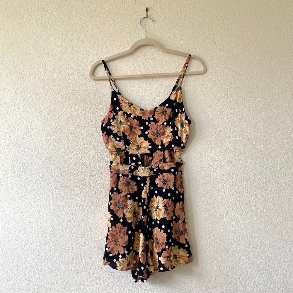 Topshop Floral Romper